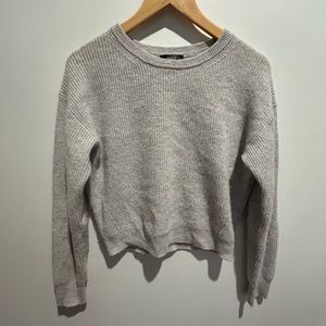 !! Aqua girls solid cashmere sweater , color: grey,  size: x-large !!